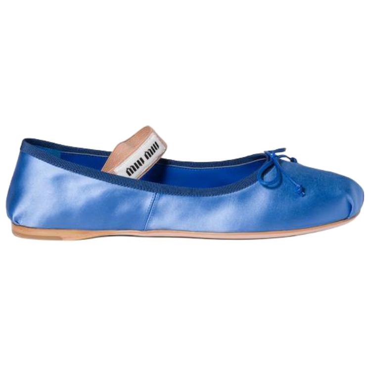 Женские туфли MIU MIU (светло-фиолетовый) — фото 2