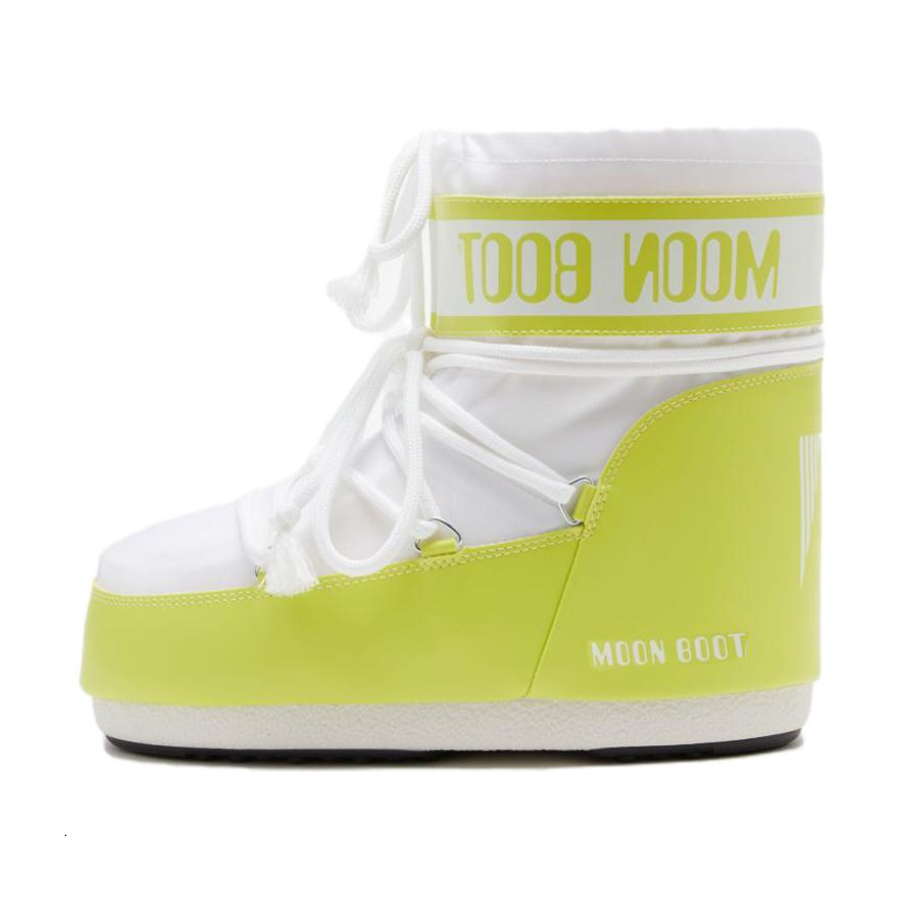 Сапоги Moon Boot Шнуровка (зеленые)