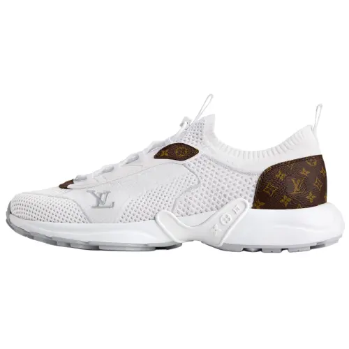 LOUIS VUITTON Olympia Fabric Low top Casual Shoes Women's White
