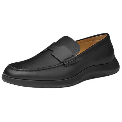 HERMES Duke Casual Shoes Men's Black