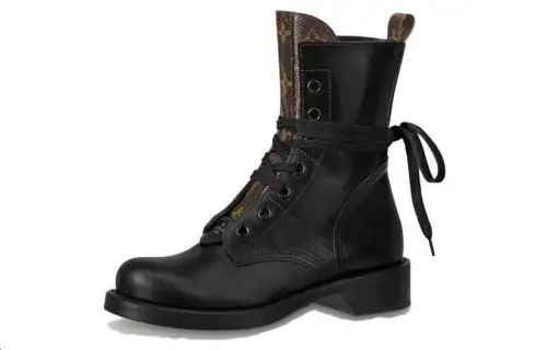 LOUIS VUITTON Metropolis Ankle Boots Women's Black