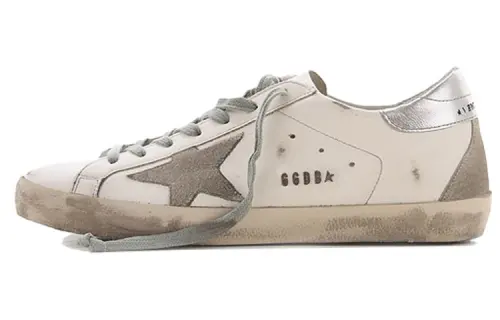 Golden Goose Super Star White Silver
