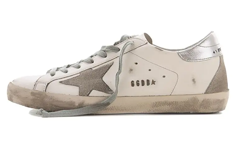 Golden Goose Super Star White Silver