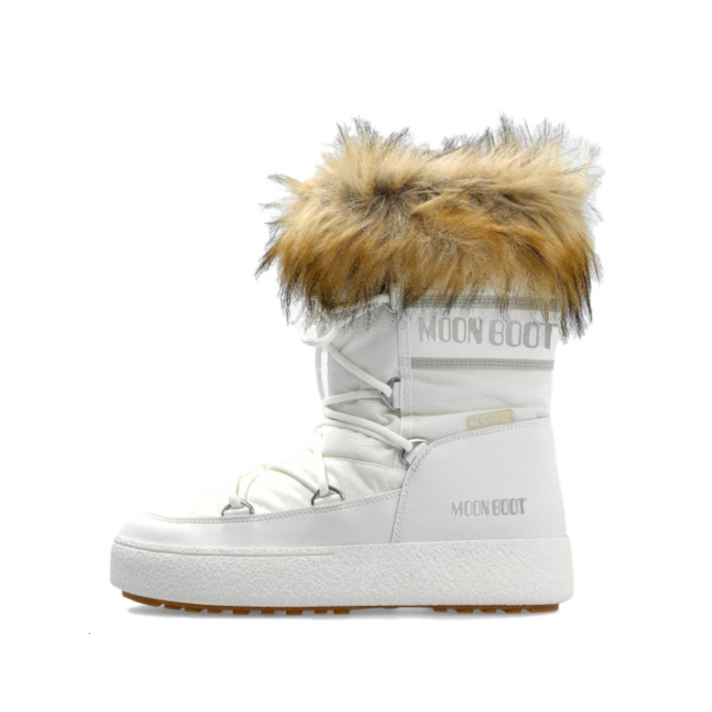Женские сапоги Moon Boot Ltrack Monaco Low (белые)