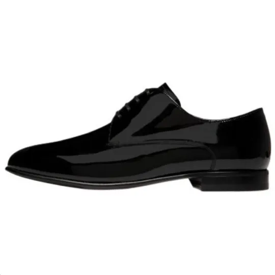 BALLY Suisse Cow Leather Dress Shoes Men's Black