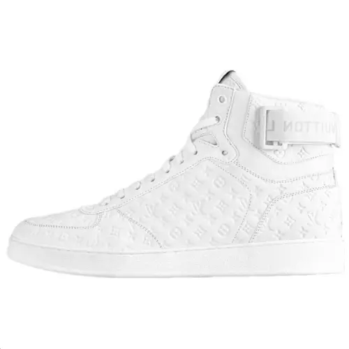 LOUIS VUITTON Rivoli High top Skateboard Shoes Men's White
