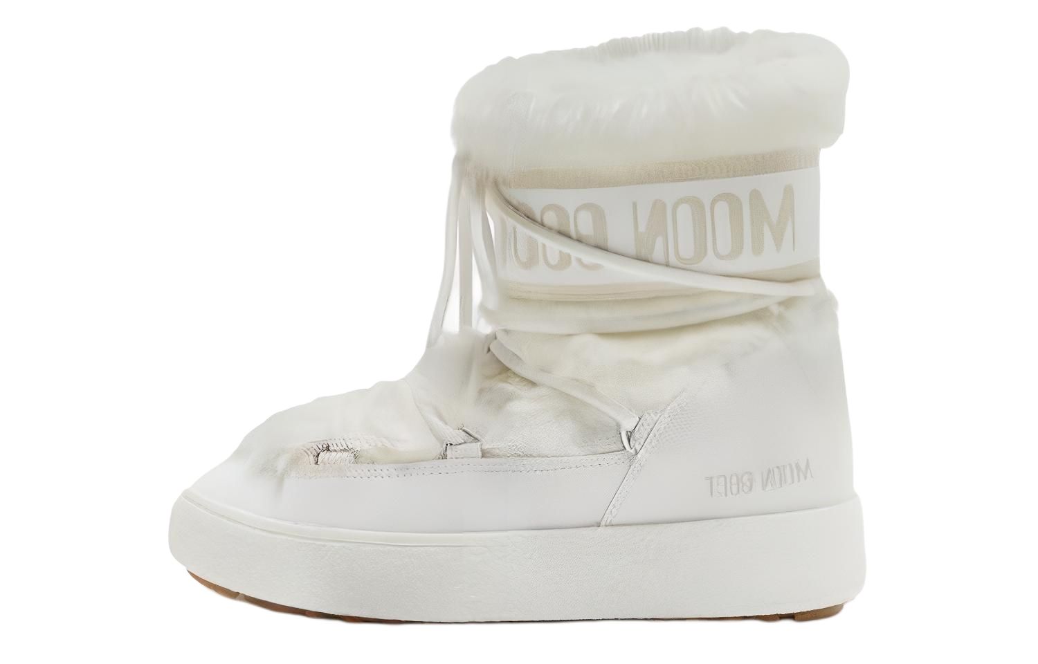 Женские сапоги Moon Boot (белые)