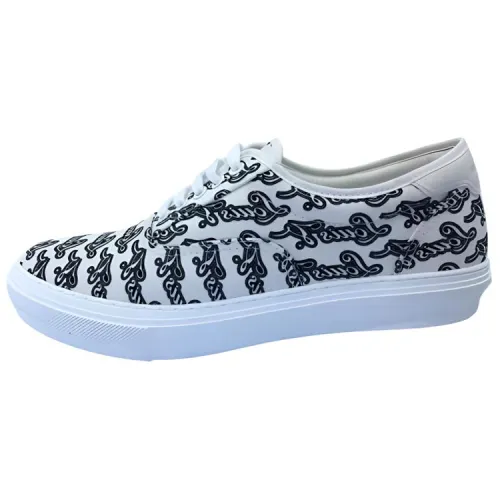 LOUIS VUITTON Trocadero Low top Skateboard Shoes Men's White