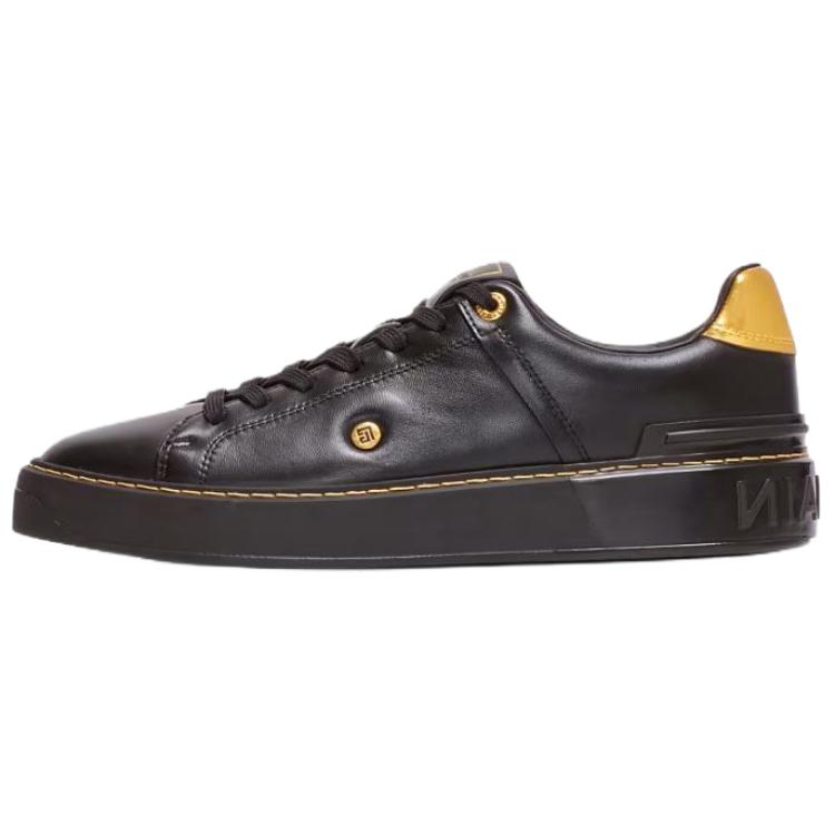 Женские кеды BALMAIN B-Court (черные)