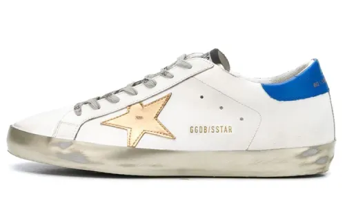 Golden Goose Super Star Low top Stylish Skateboarding Shoes Men's White