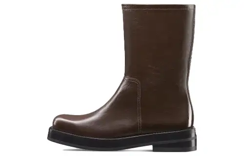 DIOR Carlo Ankle Boots 2cm Men's Brown Black