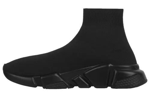 Balenciaga Speed Graffiti Black Black Pink Women's
