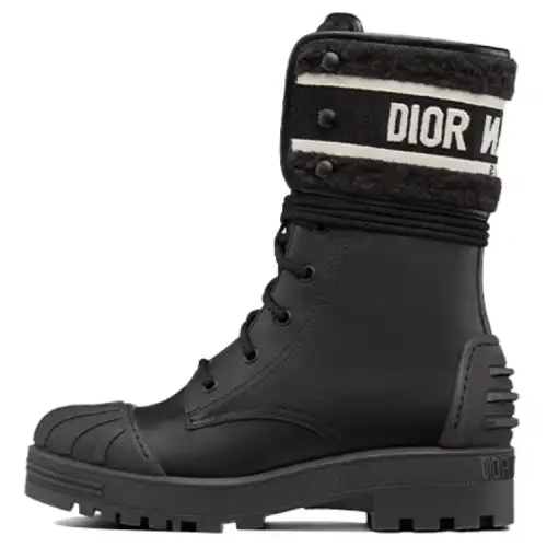 DIOR D Major Crew Mid Calf Boots Women's Black