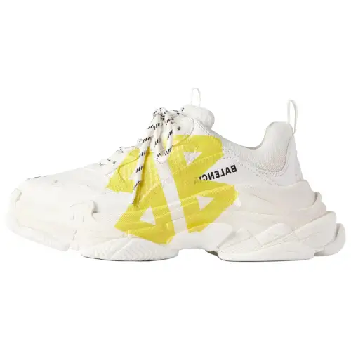 Balenciaga Triple S Tape Type Lace Up Sneakers Women's