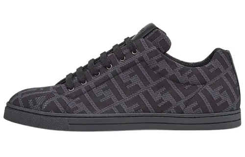 FENDI Tech Fabric Low Top Gray