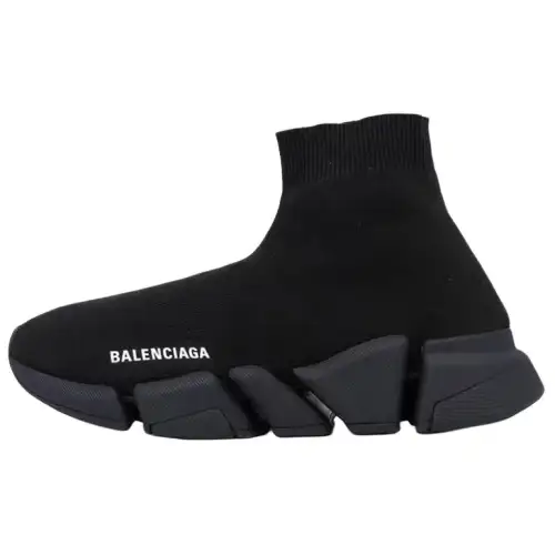 Balenciaga Speed 2.0 Low top Casual Shoes Men's Black