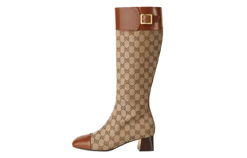 GUCCI Knee-high GG Boots
