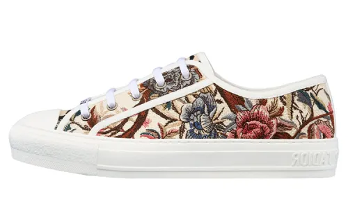 DIOR Walk'n'Dior Platform Shoes Low top Stylish Skateboarding Shoes Women's White