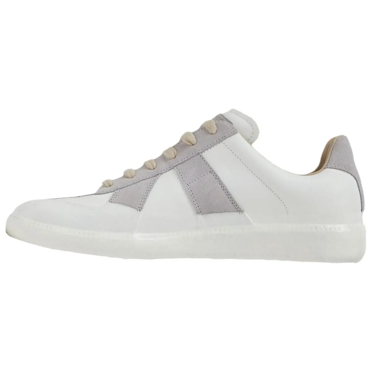 Maison Margiela Replica Suede Low top Skateboard Shoes Women's White
