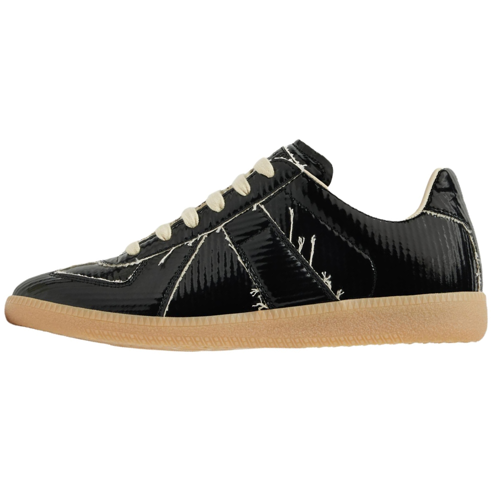 Женские кеды Maison Margiela Replica (черные)