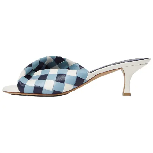Bottega Veneta Blink Slide Slippers 5cm Women's Blue