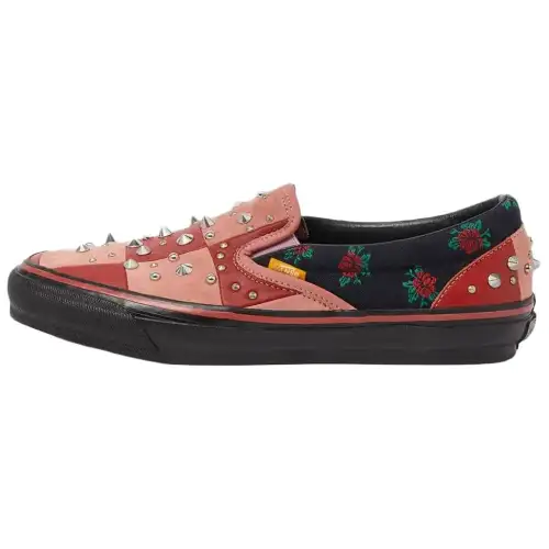 Gucci Vans x Gucci Og Classic Slip-On Lx 'Red Pink Patchwork'