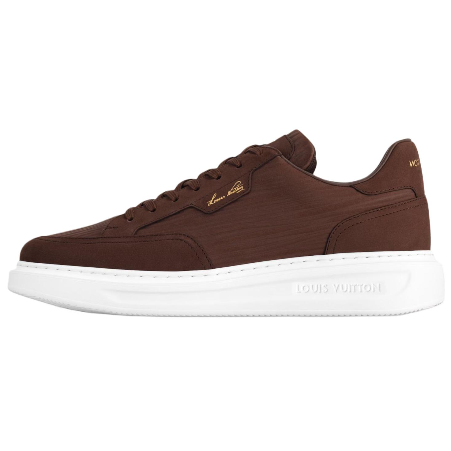 LOUIS VUITTON Beverly Hills Low top Casual Shoes Men's Chestnut