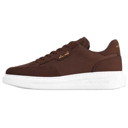 LOUIS VUITTON Beverly Hills Low top Casual Shoes Men's Chestnut