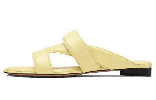 Bottega Veneta Slide Slippers Women's Yellow