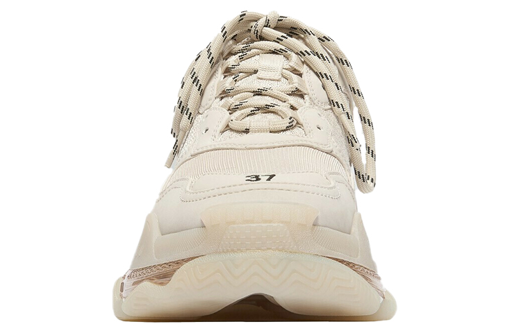 Женские кроссовки Balenciaga Triple S (бежевые) — фото 4
