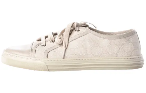 Gucci Wmns Gg Low 'Cotton Washed - White' Women's