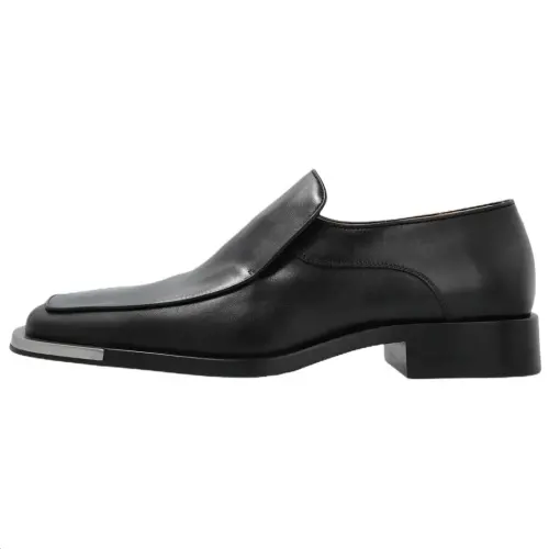Bottega Veneta Square Toe Slip On Loafers