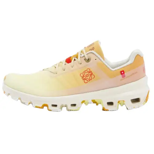 On x LOEWE Cloudventure Low top Sports Casual Shoes Women's Gradient Yellow