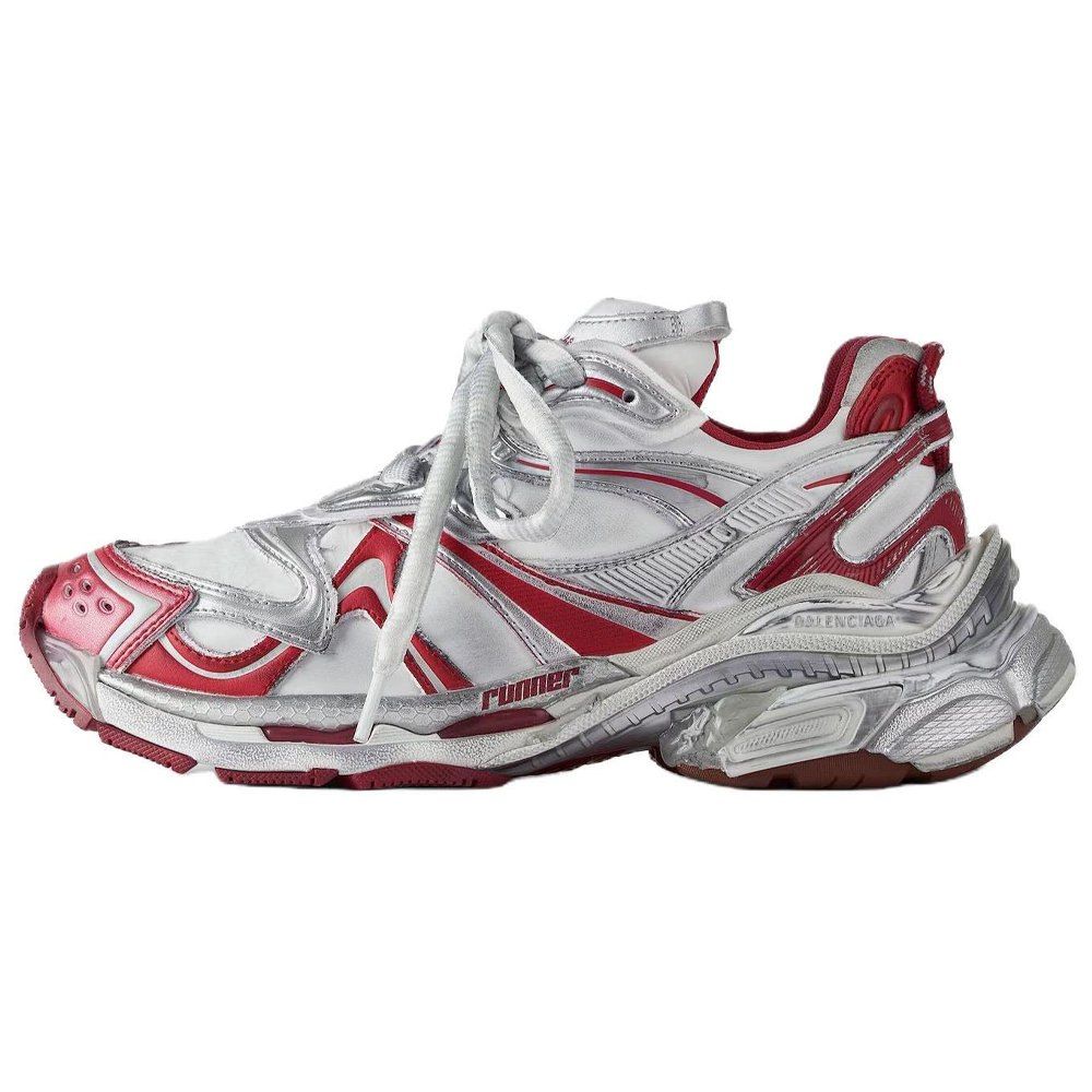 Balenciaga Runner2.0 Low top Chunky Sneakers Men's Red