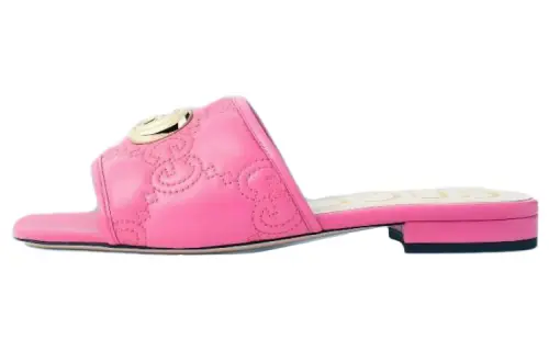GUCCI Slide Slippers Women's Pink