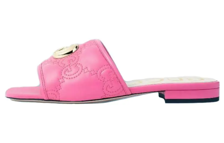 GUCCI Slide Slippers Women's Pink