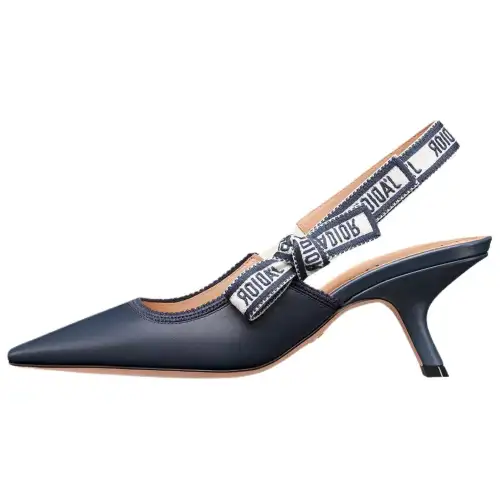 DIOR J'Adior Slim Heel High Heels 6.5cm Women's Deep Sea Blue