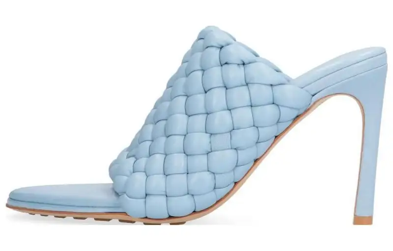 Bottega Veneta Slide Slippers 9.5cm Women's Blue
