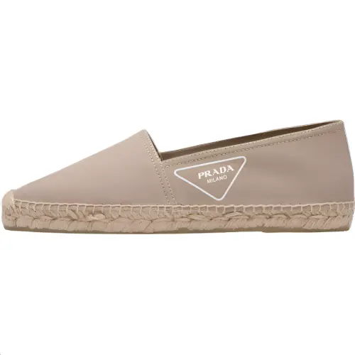 PRADA Gabardine Espadrilles Men's Cream