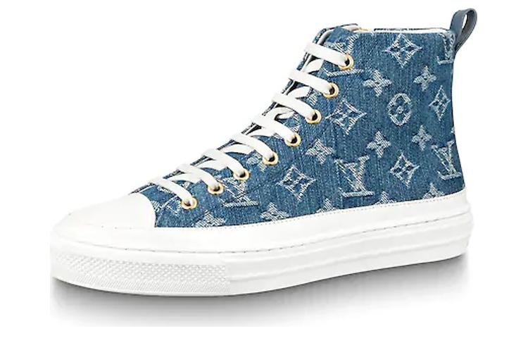 Женские кеды Louis Vuitton Stellar (джинсово-синий)