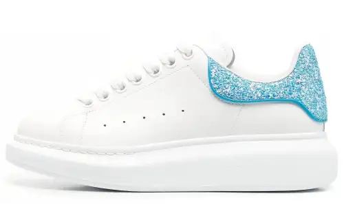Alexander McQueen Oversized Sneaker 'New Cerulean Blue Glitter' Women's