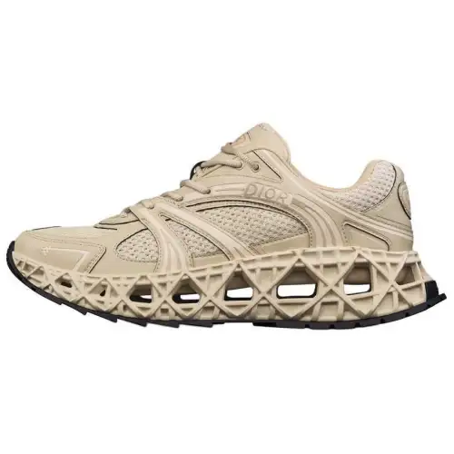 DIOR B35 NXXT Fabric Low top Casual Shoes Unisex Beige