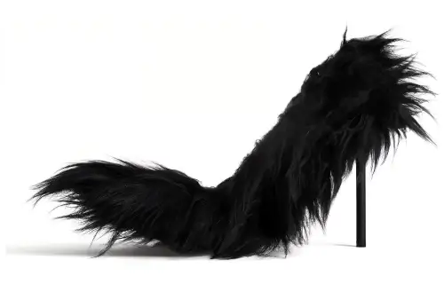 Balenciaga Flex Fur Pumps