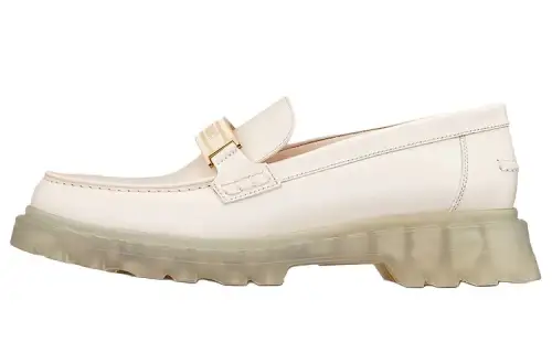 DIOR Code Flat Women's Casual Shoes Women's White