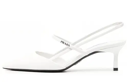PRADA Slim Heel High Heels Women's White