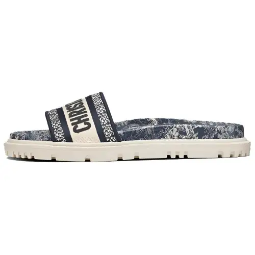 DIOR Dway Slides Deep Blue Women's