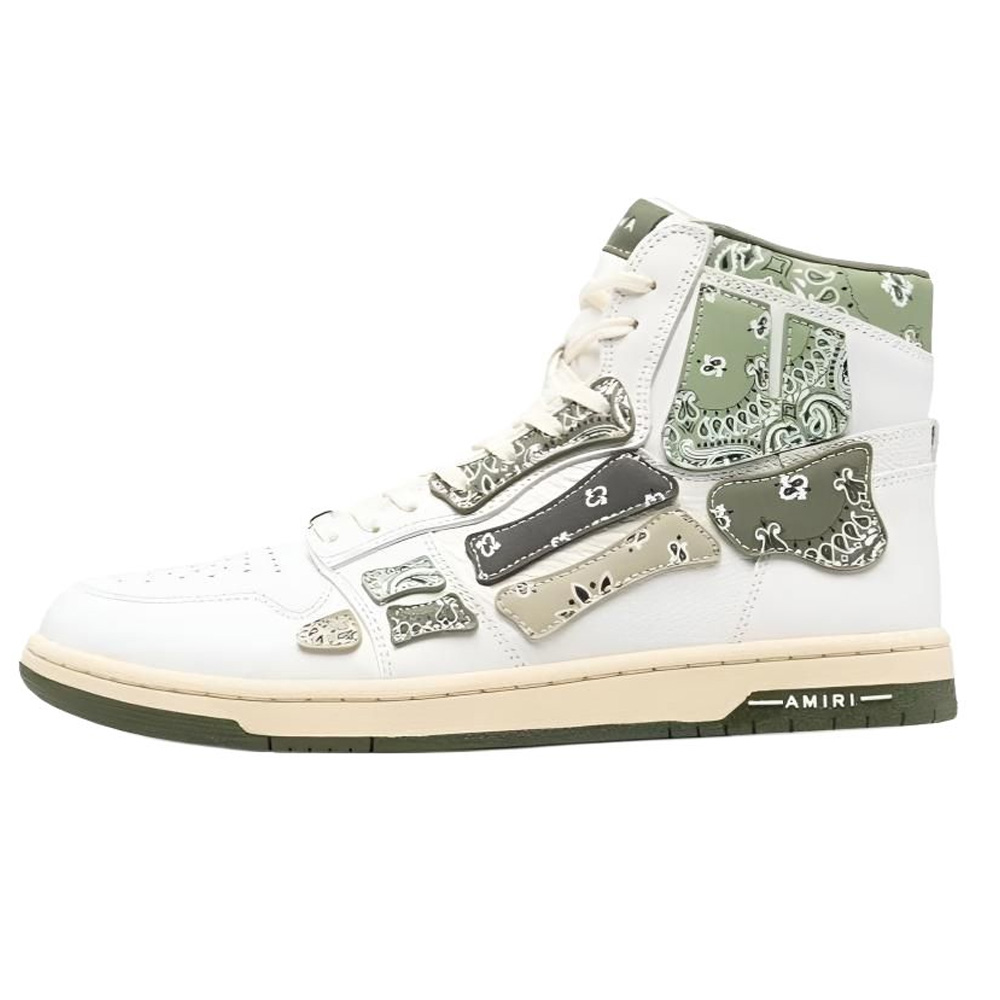 AMIRI Skel Top High 'Bandana - Olive'