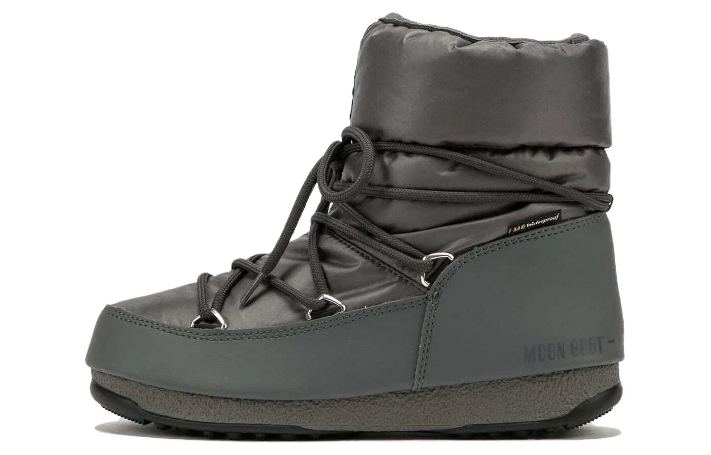 Женские сапоги Moon Boot (серые)