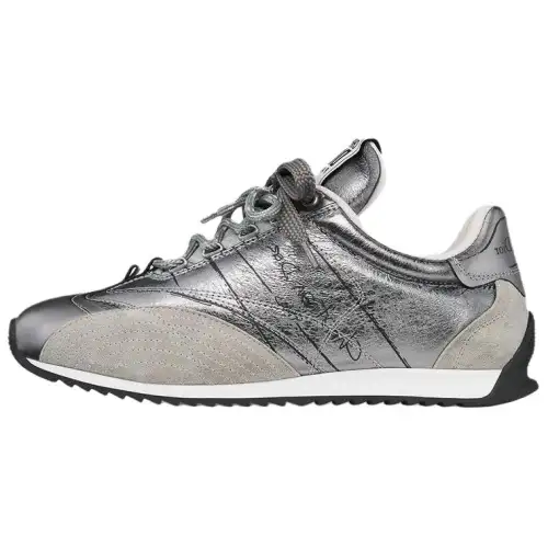 DIOR D Sketch Low top Casual Shoes Women's Silver