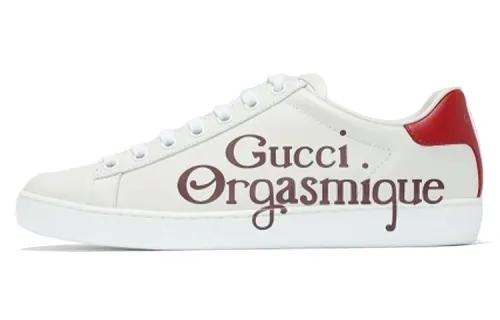 GUCCI New Ace 'GUCCI Orgasmique - White Hibiscus Red'